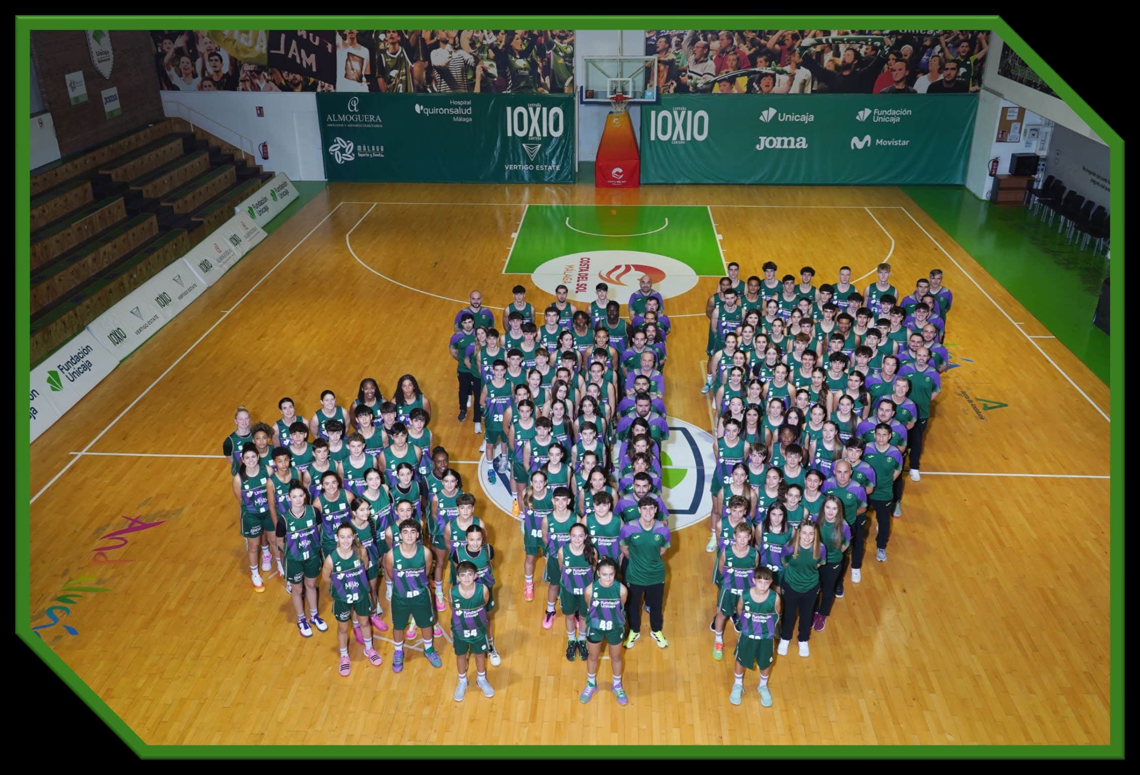 Unicaja Malaga Academy players